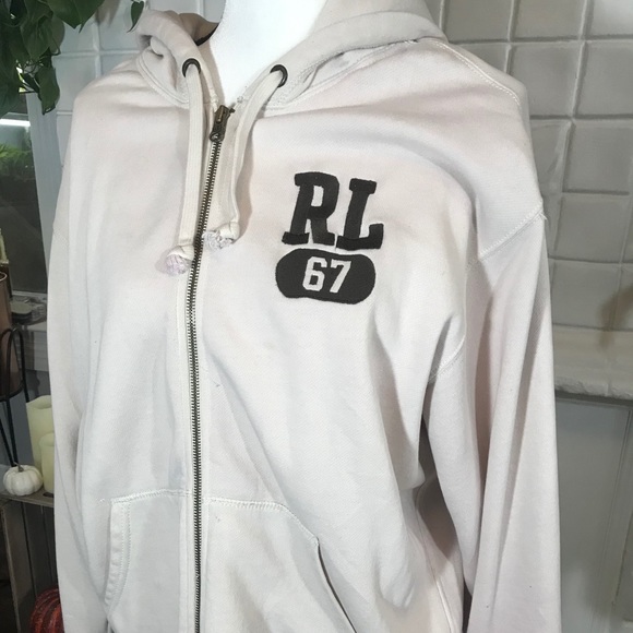 Polo Ralph Lauren Other - Ralph Lauren Polo Jeans Co Cream Zip Up Hoodie